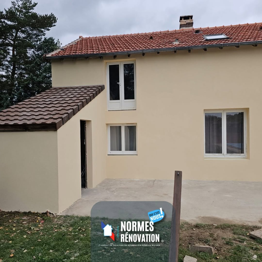 Façade de maison rénovée à Chalon-sur-Saône