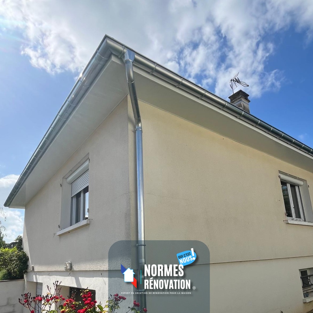 Avant / Après · Dessous de toit & gouttières rénovés - photo 1